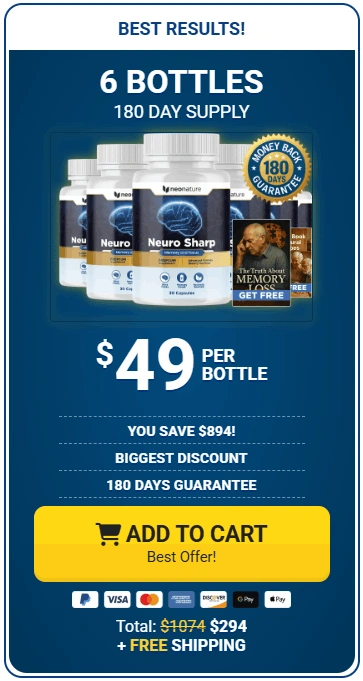 Neuro Sharp 6 Bottle Price